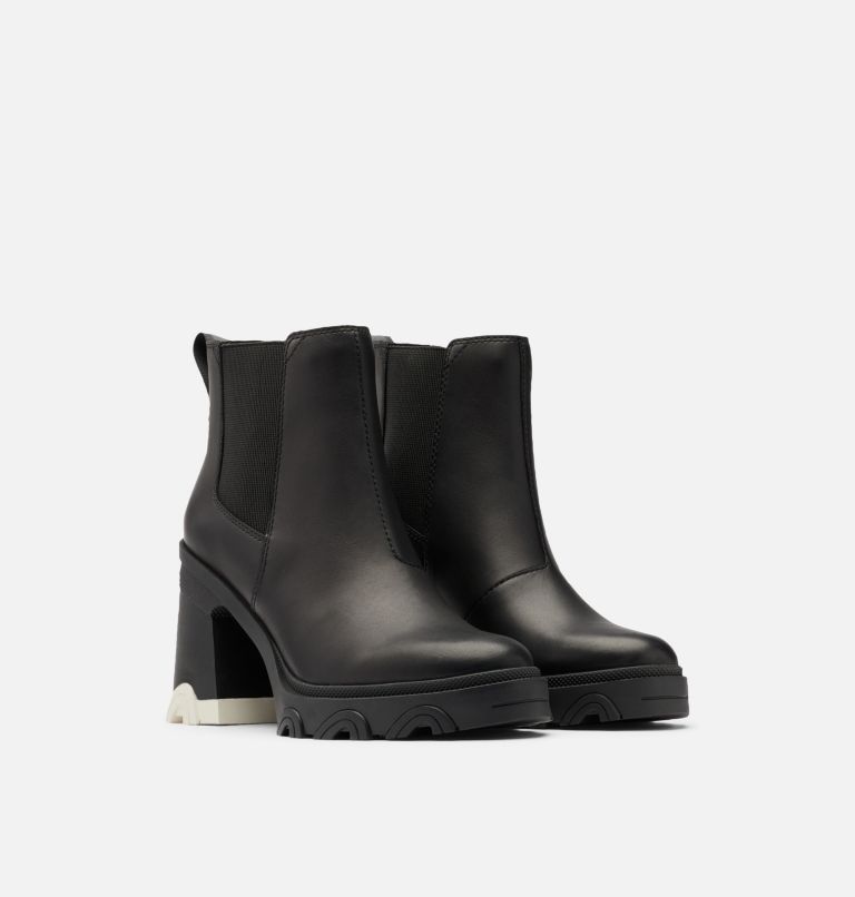 Leather heeled chelsea boots womens best sale