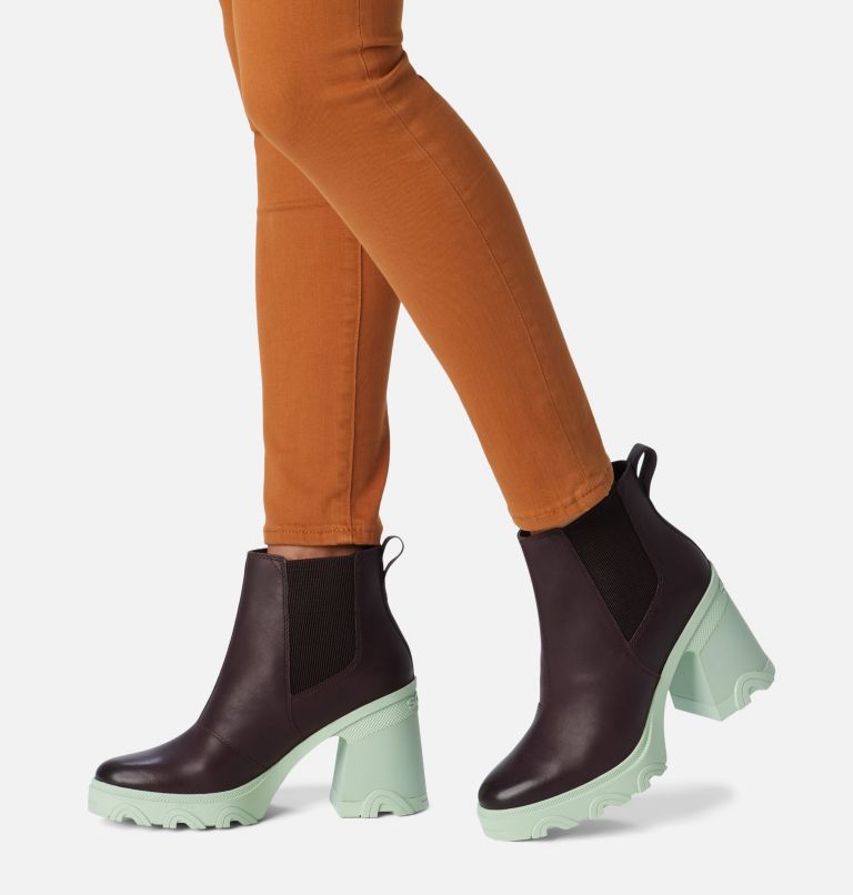 Women's Brex Heel Chelsea Bootie, Color: New Cinder, Sea Sprite, image 7