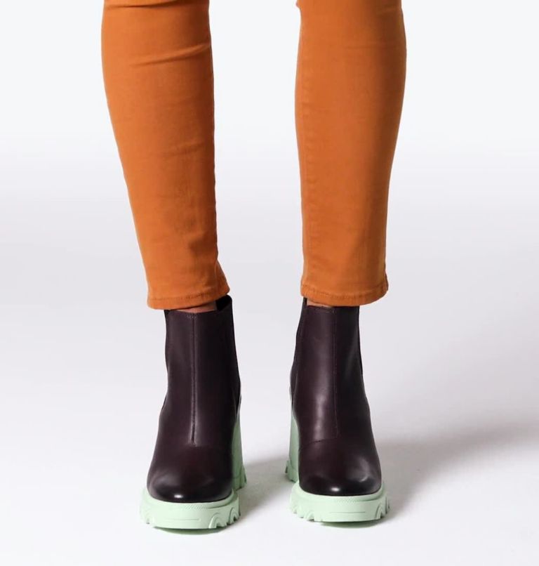 Women's Brex Heel Chelsea Bootie, Color: New Cinder, Sea Sprite
