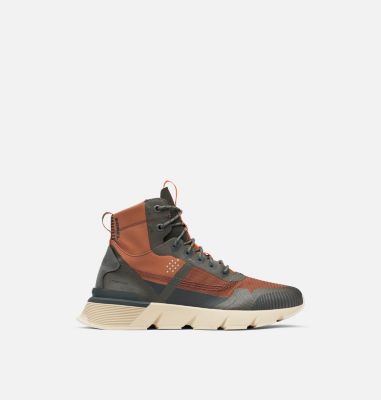 Men's Kinetic Rush Mid Sneaker, Color: Dark Amber, Buffalo