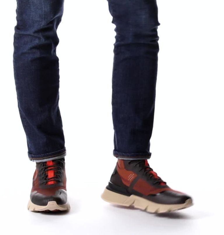 Thumbnail: Men's Kinetic Rush Mid Sneaker, Color: Dark Amber, Buffalo, image 2