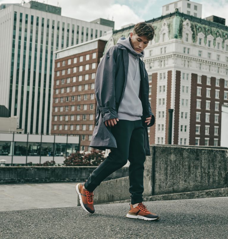 Men's Kinetic Rush Sneaker, Color: Dark Amber, Spark Orange, image 9