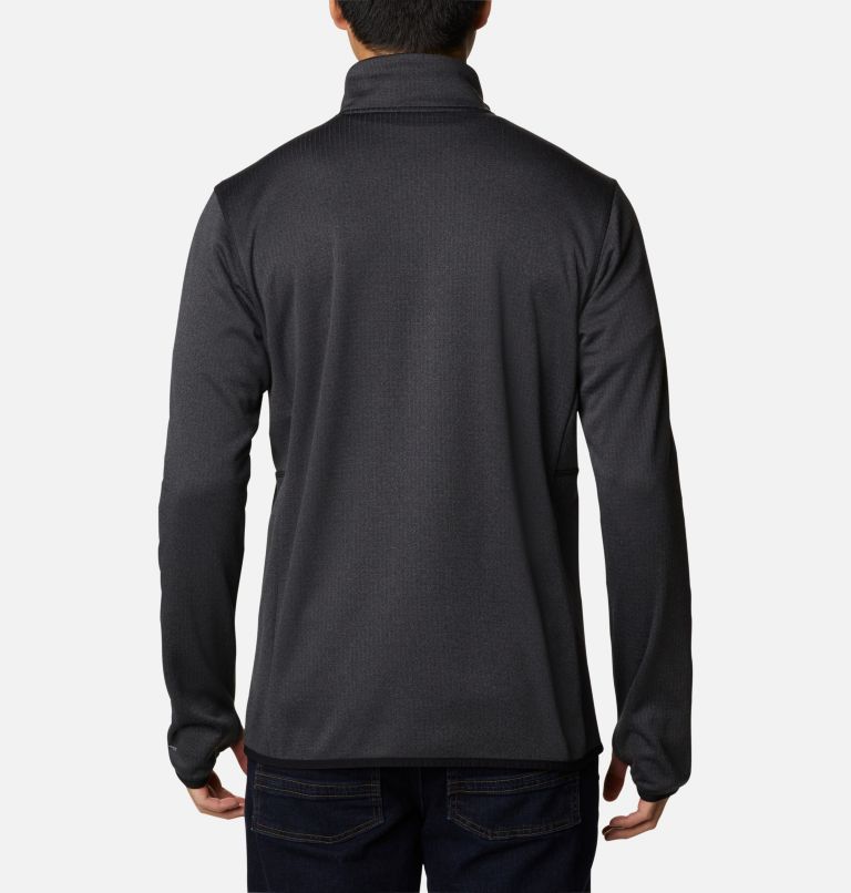 Thumbnail: Men's Park View Half-Zip Fleece, Color: Black Heather, image 2