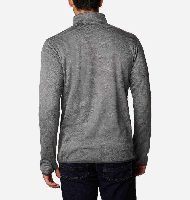 Men's Park View Half-Zip Fleece, Color: City Grey Heather, image 2