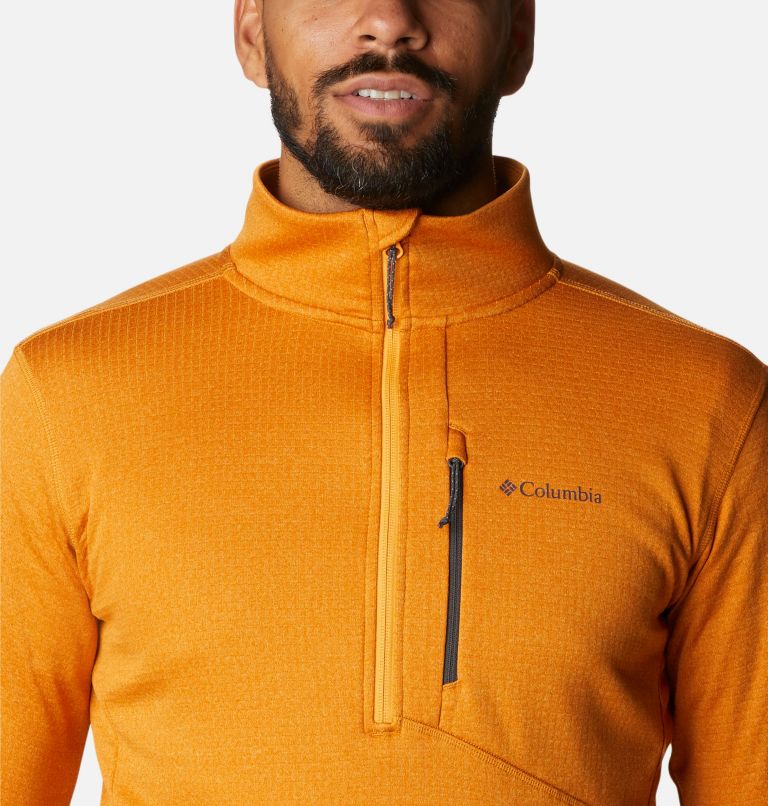 Park View Fleece Half Zip | 880 | S, Color: Mango Heather, image 4