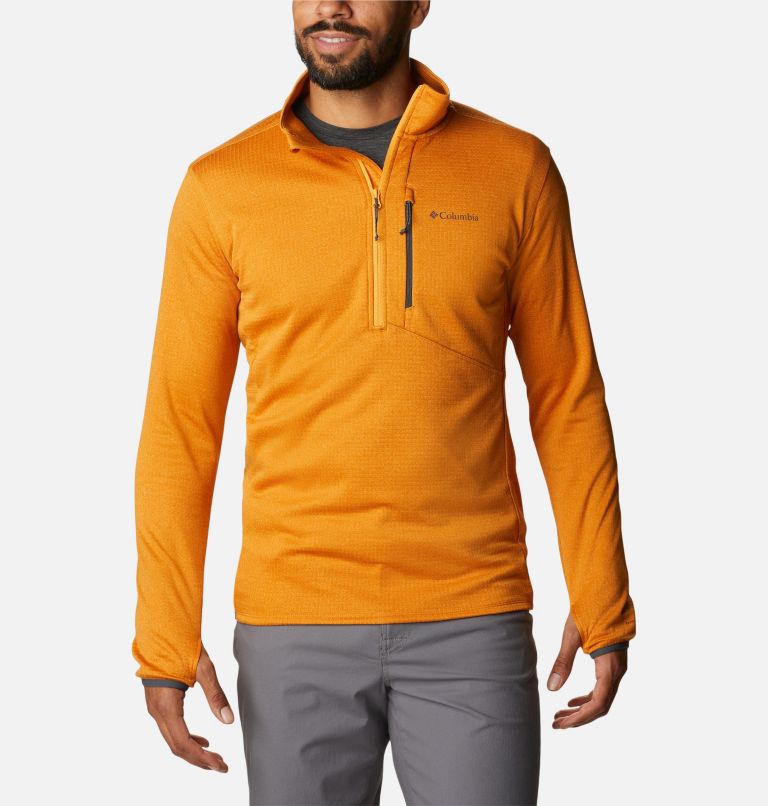 Park View Fleece Half Zip | 880 | S, Color: Mango Heather, image 1