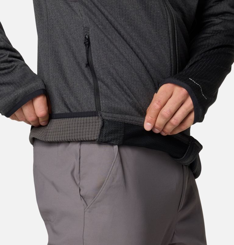 Men's Park View Full Zip Fleece Jacket, Color: Black Heather, image 8