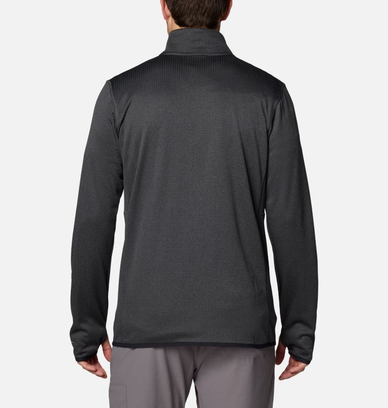 Men's Park View Full Zip Fleece Jacket, Color: Black Heather, image 2