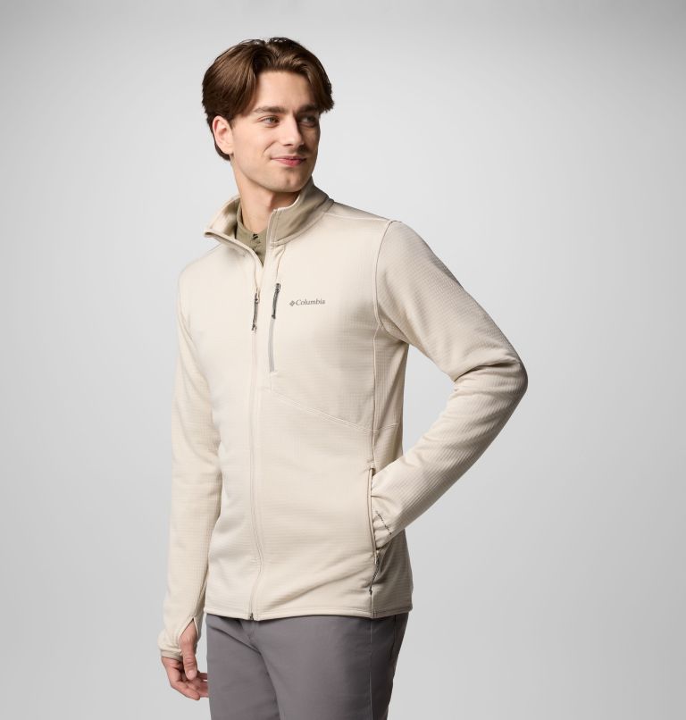 Men's Park View Full Zip Fleece Jacket, Color: Dark Stone Heather, image 4