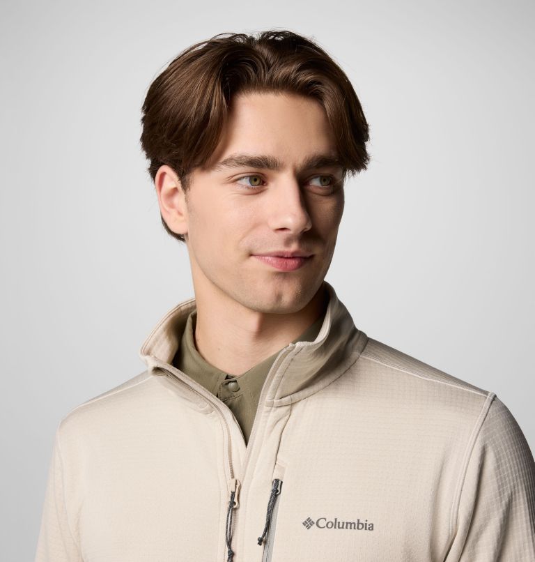 Men's Park View Full Zip Fleece Jacket, Color: Dark Stone Heather, image 5
