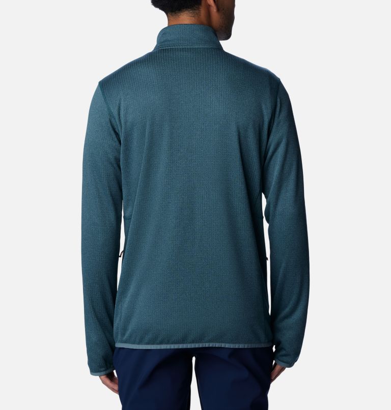 Men's Park View Full Zip Fleece Jacket, Color: Night Wave Heather, Metal, image 2