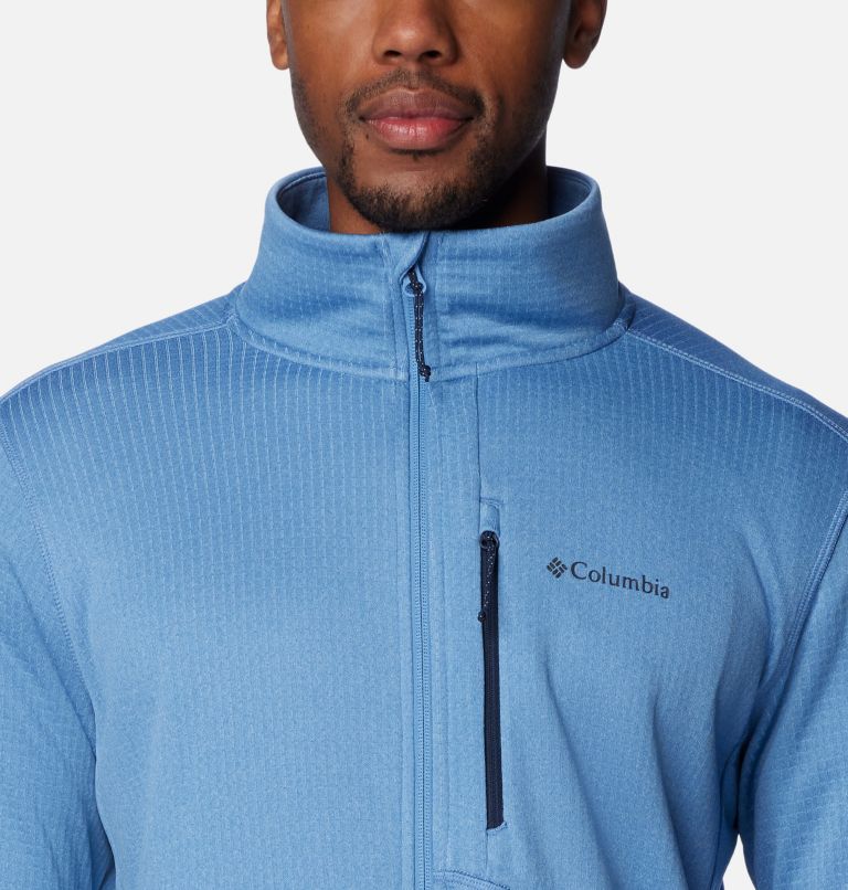 Men's Park View Full Zip Fleece Jacket, Color: Skyler Heather, image 4