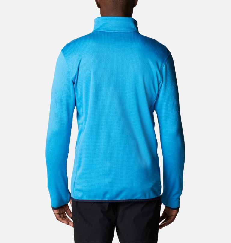 Men's Park View Full Zip Fleece Jacket, Color: Compass Blue Heather, image 2