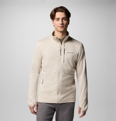 Men's Park View Fleece Jacket, Color: Dark Stone Heather, image 1
