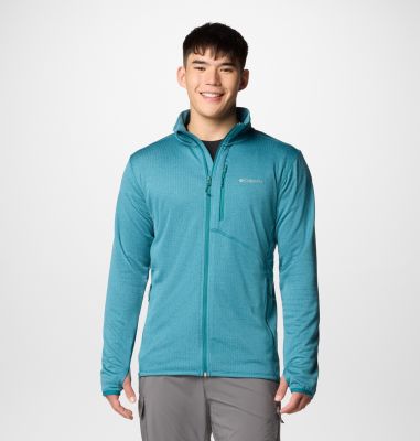 Forro polar Park View para hombre, Color: River Blue Heather, image 1