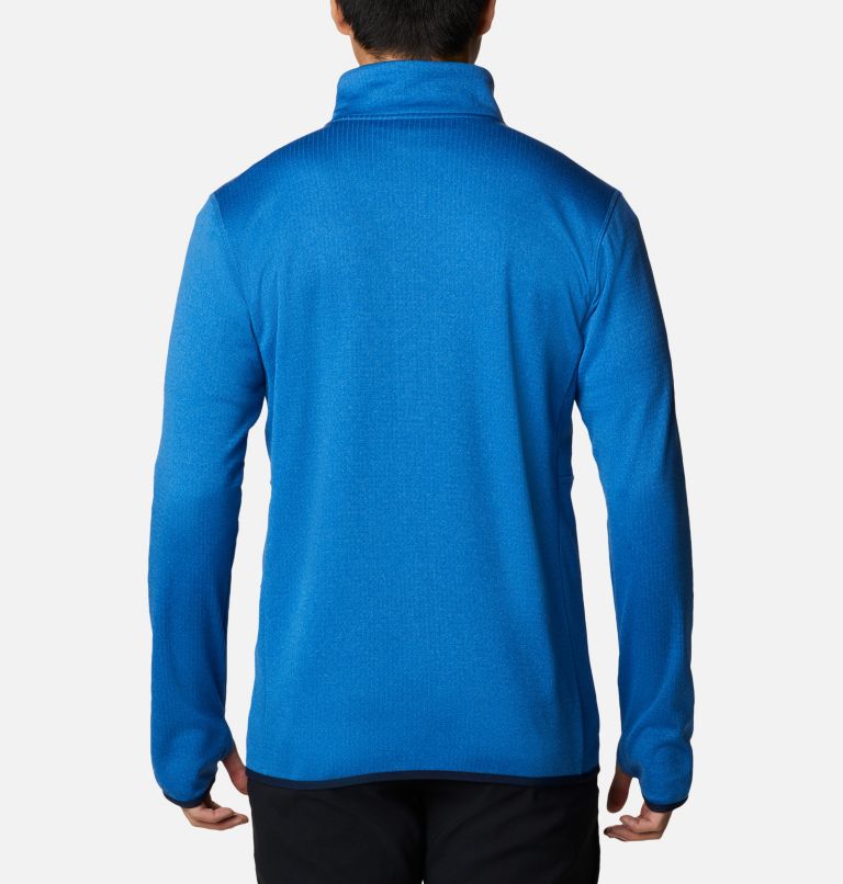 Park View Fleece Full Zip, Color: Bright Indigo Heather, image 2
