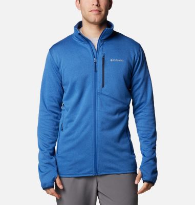 Men's Park View Fleece Jacket, Color: Mountain Blue, image 1