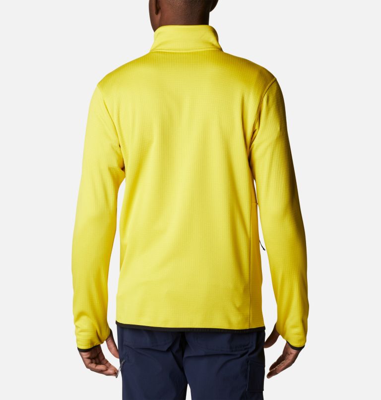 Thumbnail: Men's Park View Fleece Jacket, Color: Laser Lemon Heather, image 2