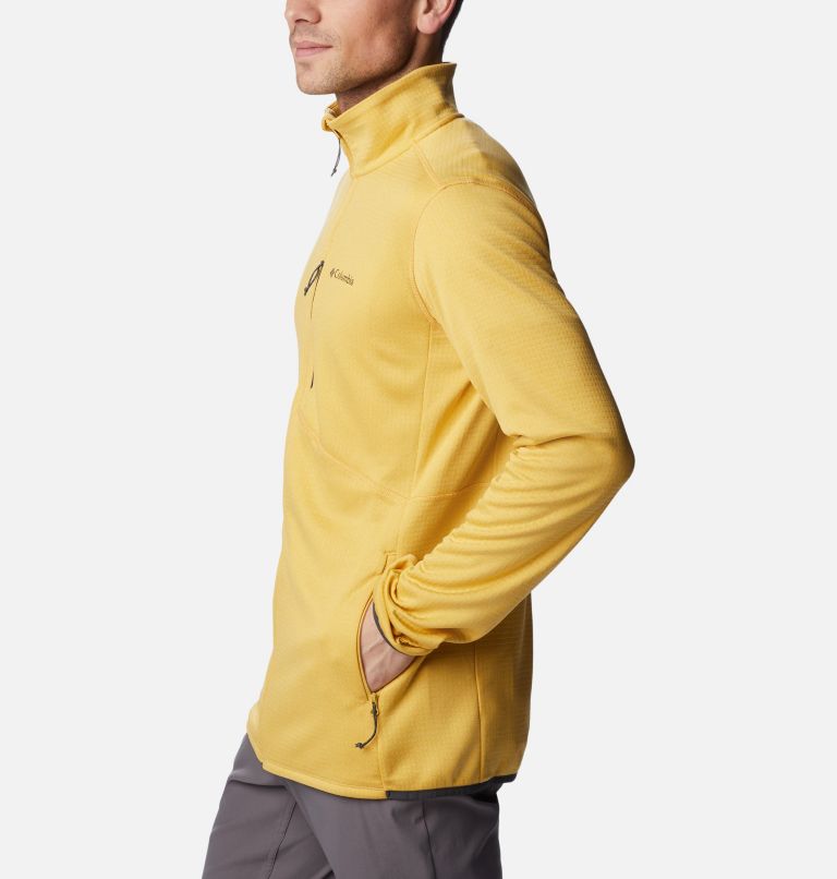Men's Park View Fleece Jacket, Color: Golden Nugget Heather, image 3