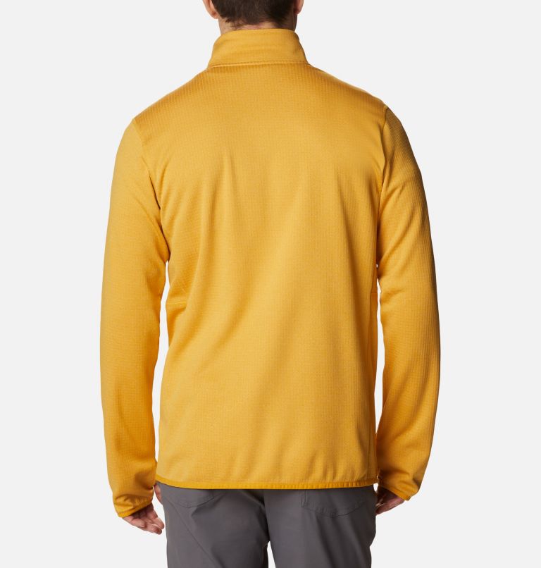 Men's Park View Fleece Jacket, Color: Raw Honey Heather, image 2