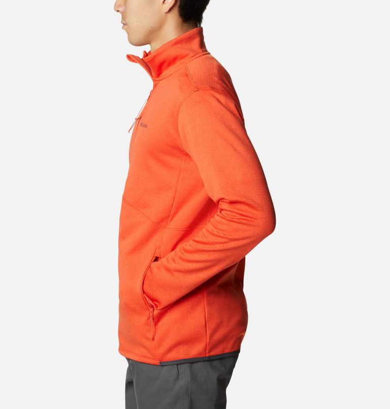 Park View Fleece Full Zip, Color: Red Quartz Heather, image 3