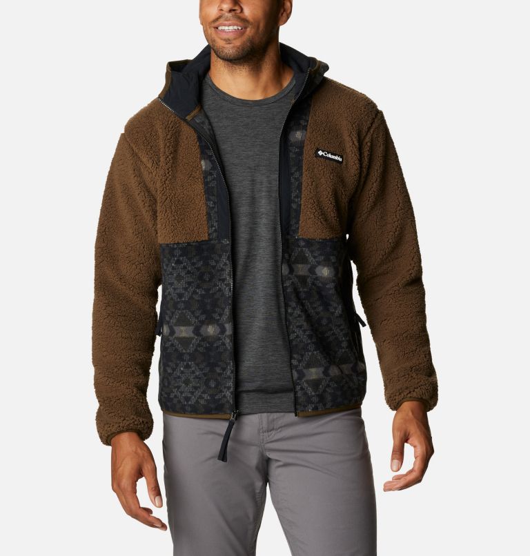 Sherpa hooded jacket men's sale