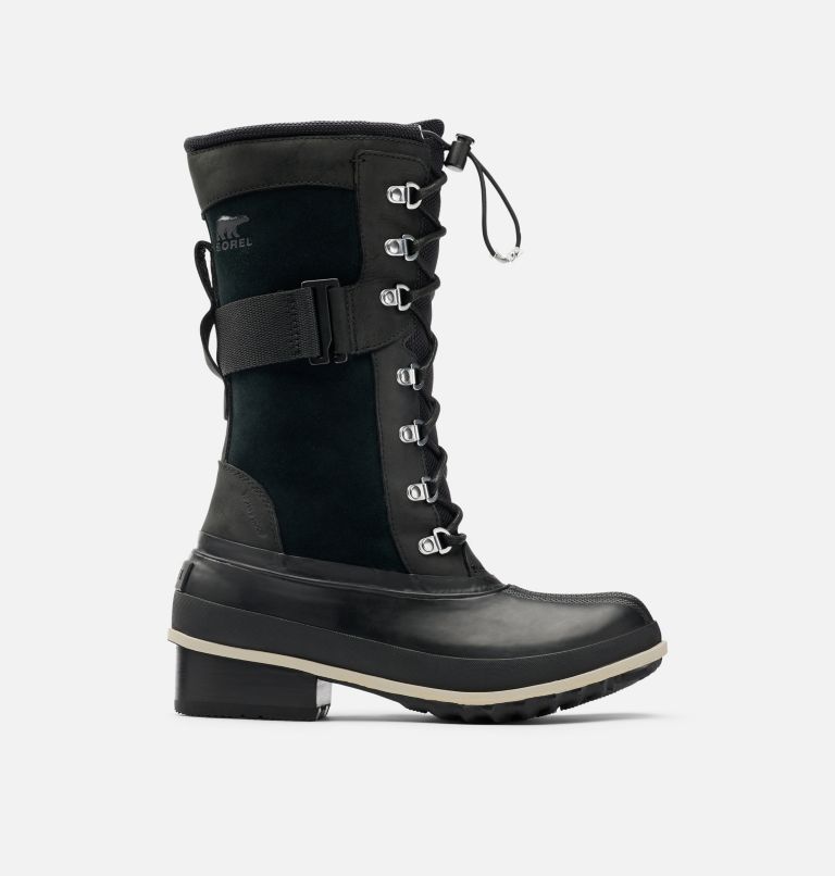 Women's Slimpack III Tall Duck Boot, Color: Black, Ancient Fossil