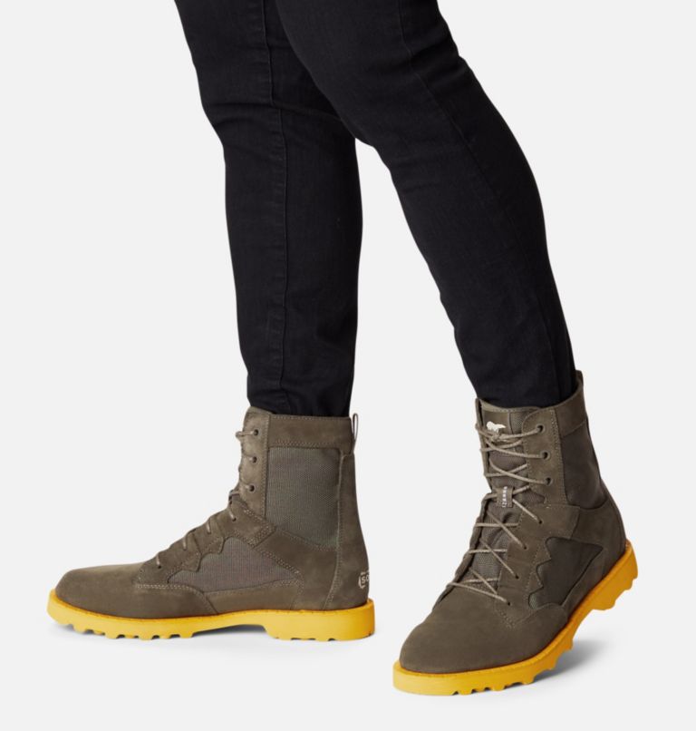Men's Caribou OTM Boot, Color: Alpine Tundra, Cyber Yellow
