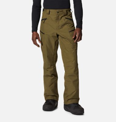 Bershka - Pantalon parachute en nylon - Vert foncé