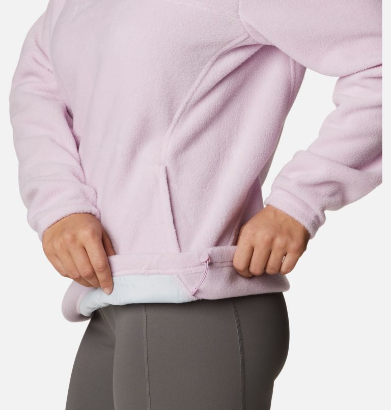 Thumbnail: Women's PFG Slack Water Half Zip Fleece Pullover, Color: Aura, Serenity, image 6