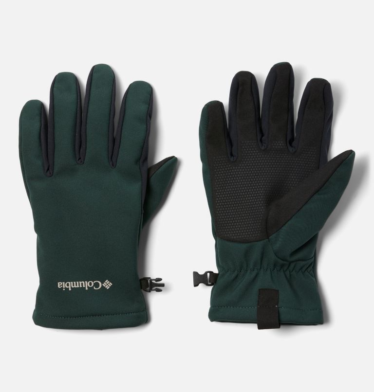 Men's Ascender Softshell Gloves, Color: Spruce, image 1