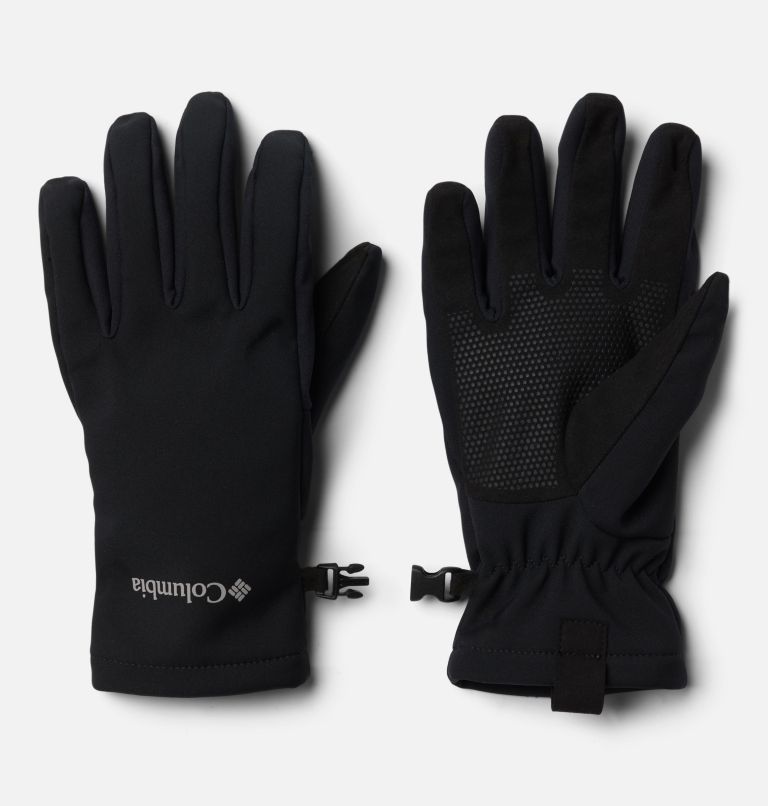 Thumbnail: Women's Kruser Ridge II Softshell Gloves, Color: Black, image 1