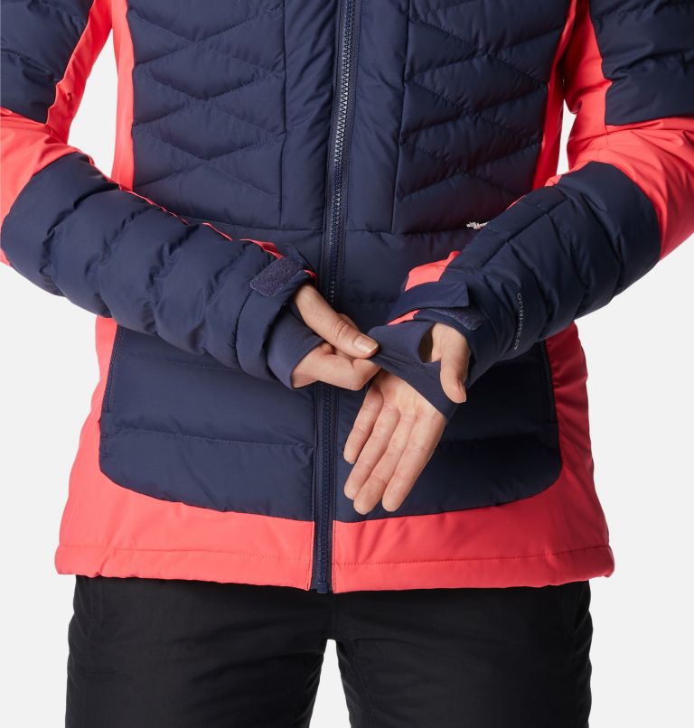 Women's Bird Mountain Omni-Heat Infinity Insulated Jacket, Color: Nocturnal, Neon Sunrise, image 10