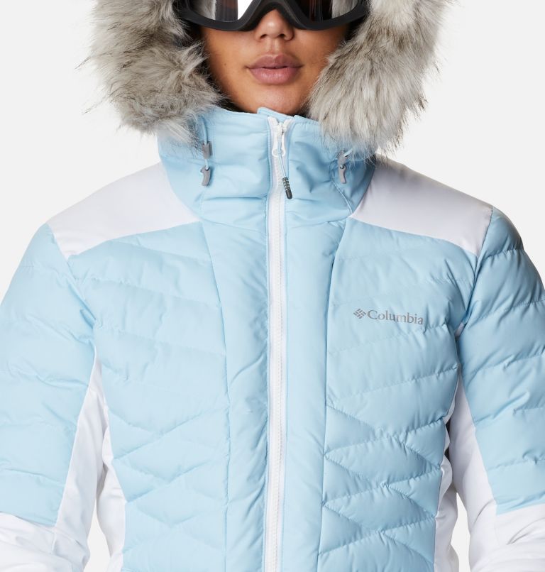 Bird Mountain Insulated Jacket | 490 | L, Color: Spring Blue, White, image 4