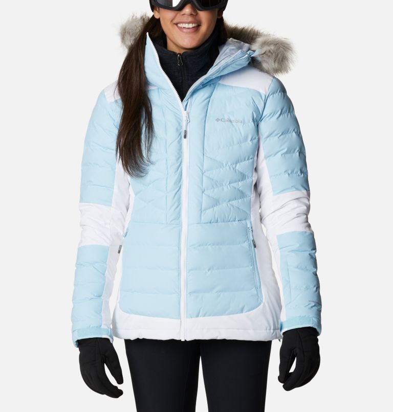 Bird Mountain Insulated Jacket | 490 | L, Color: Spring Blue, White, image 1