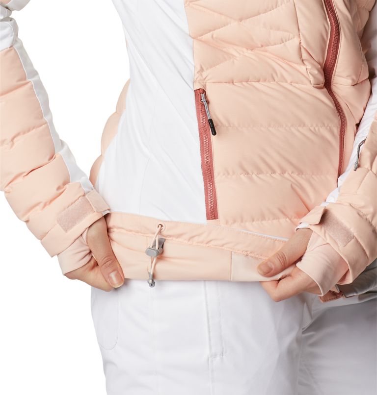 Thumbnail: Women's Bird Mountain Omni-Heat Infinity Insulated Jacket, Color: Peach Blossom, White, image 11