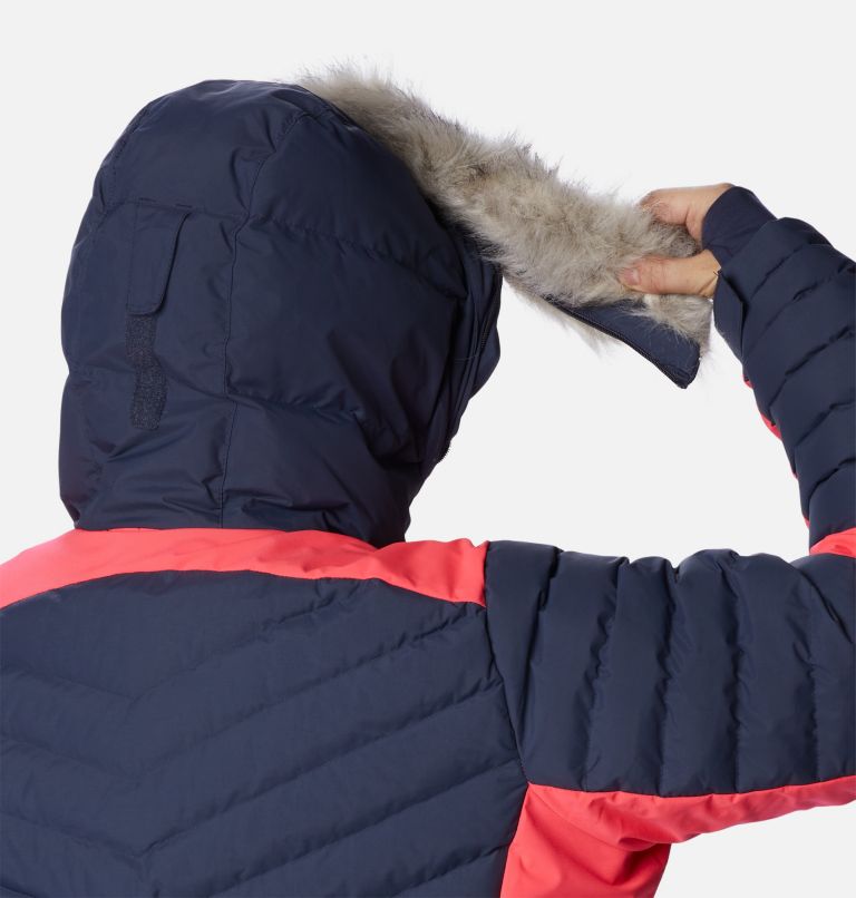 Women's Bird Mountain Omni-Heat Infinity Insulated Jacket - Plus Size, Color: Nocturnal, Neon Sunrise, image 8