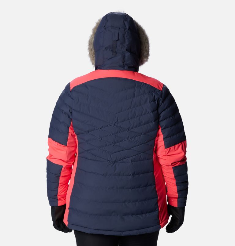 Women's Bird Mountain Omni-Heat Infinity Insulated Jacket - Plus Size, Color: Nocturnal, Neon Sunrise, image 2