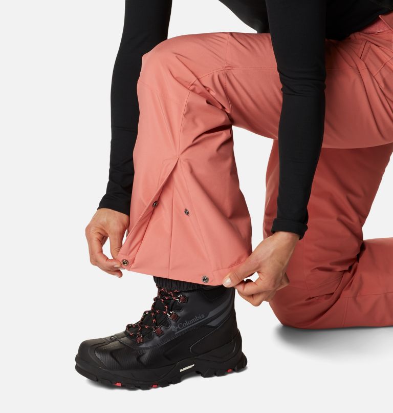 Women's Shafer Canyon Insulated Ski Pants, Color: Dark Coral, image 9