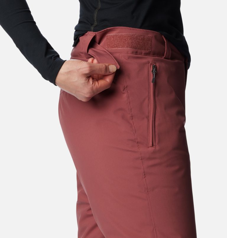 Women's Shafer Canyon Insulated Ski Pants, Color: Beetroot, image 6