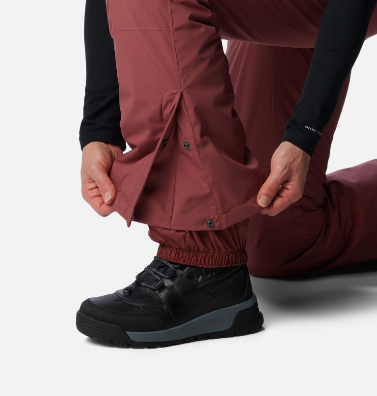 Women's Shafer Canyon Insulated Ski Pants, Color: Beetroot, image 9