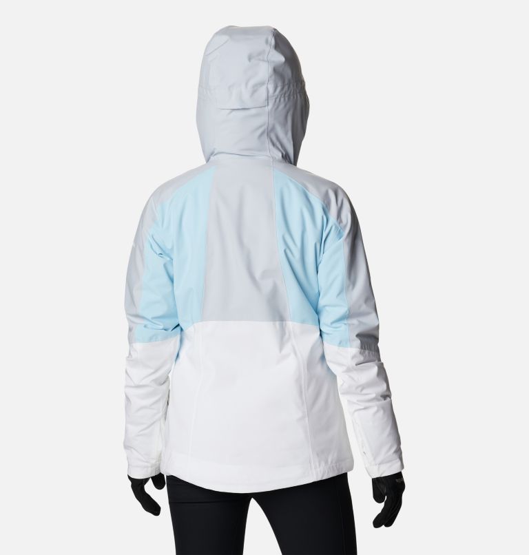 Glacier View Insulated Jacket | 100 | XS, Color: White, Spring Blue, Cirrus Grey, image 2