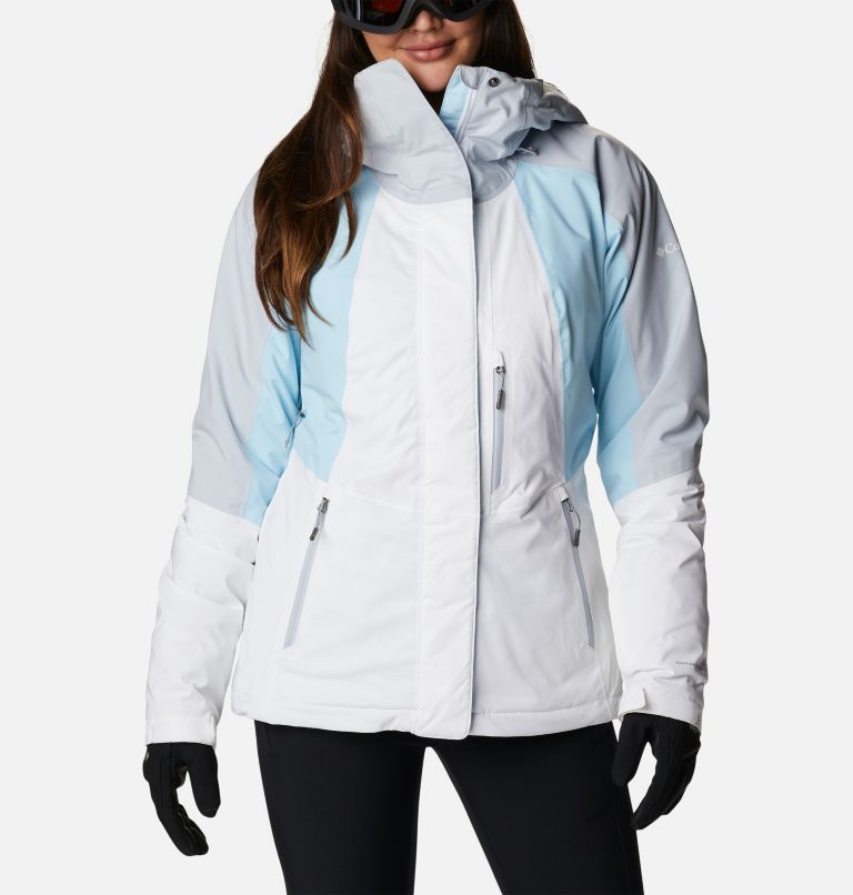  Chaqueta de esquí impermeable para mujer, con capucha