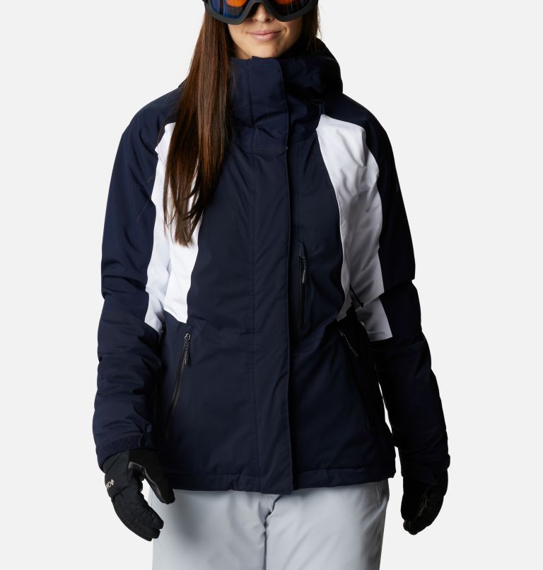 Women's Glacier View Omni-Heat Infinity Insulated Jacket, Color: Dark Nocturnal, White