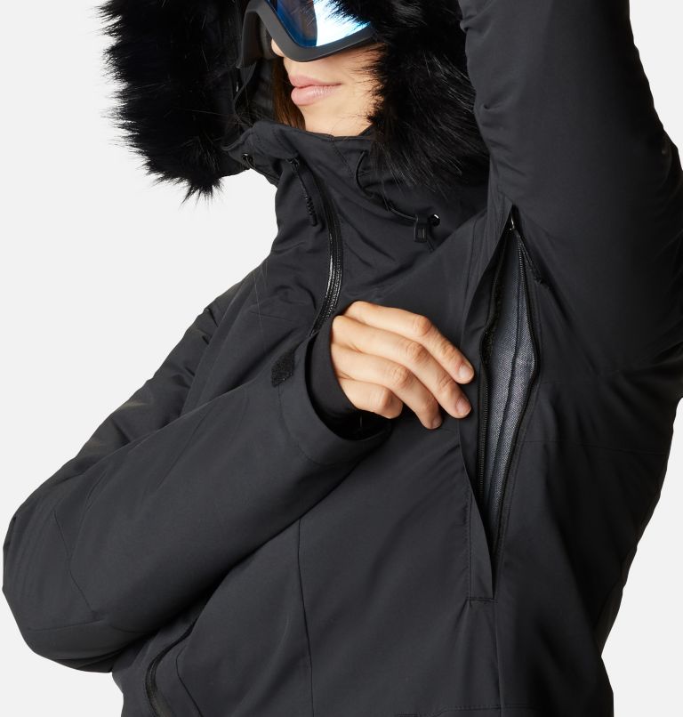 Manteau isolé Mount Bindo II pour femme, Color: Black