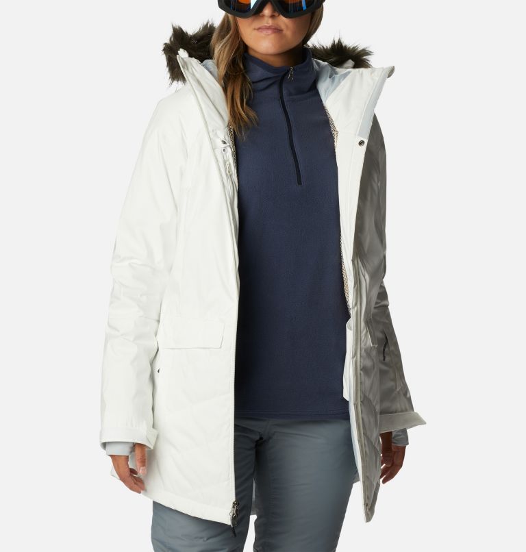 Women's Mount Bindo II Omni-Heat Infinity Insulated Jacket, Color: White Sheen, image 12