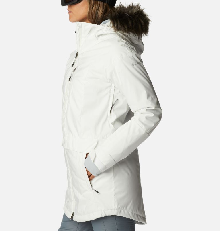 Women's Mount Bindo II Omni-Heat Infinity Insulated Jacket, Color: White Sheen, image 3