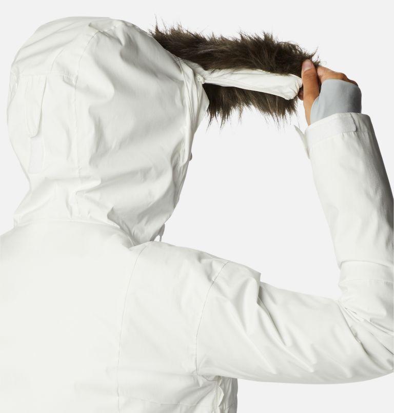 Women's Mount Bindo II Omni-Heat Infinity Insulated Jacket, Color: White Sheen, image 7