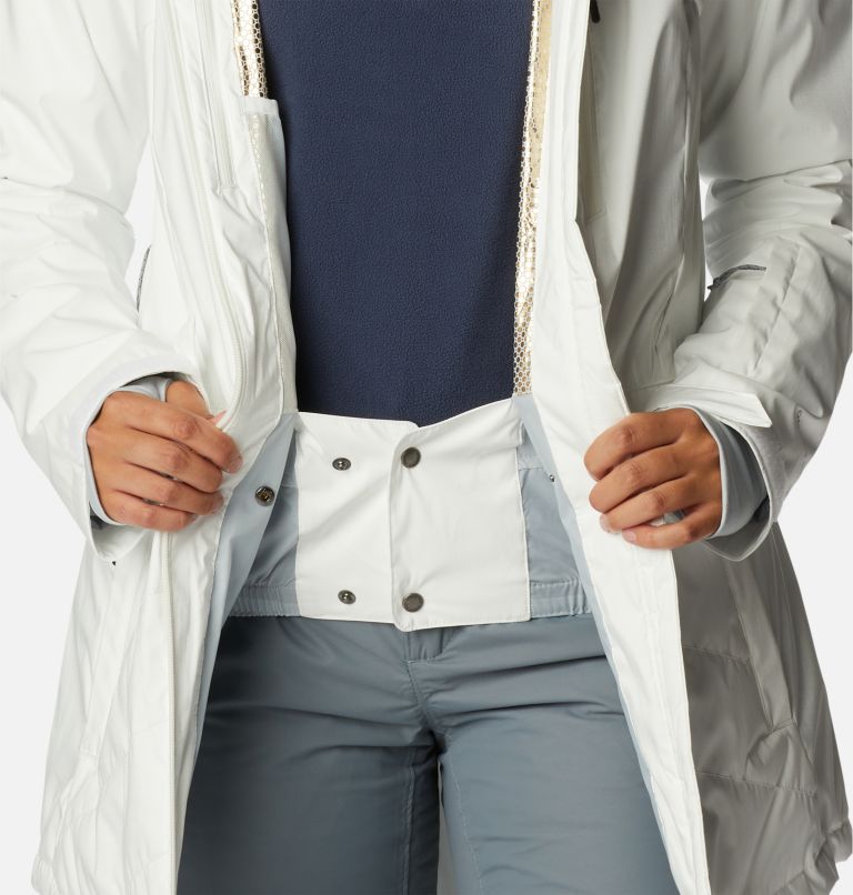Women's Mount Bindo II Insulated Jacket, Color: White Sheen, image 9