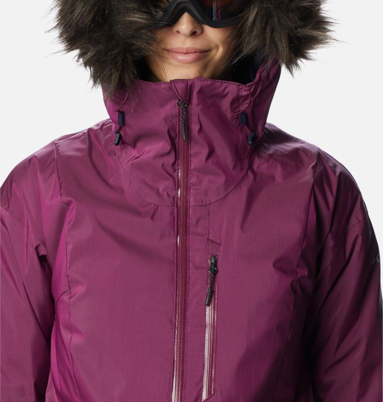 Thumbnail: Manteau isolé Mount Bindo II pour femme, Color: Marionberry Sheen, image 4